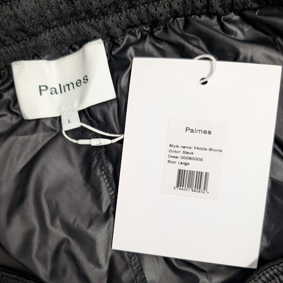 NWT Palmes Tennis Society Olde Shorts in Black, Size Large - Picture 8 of 9